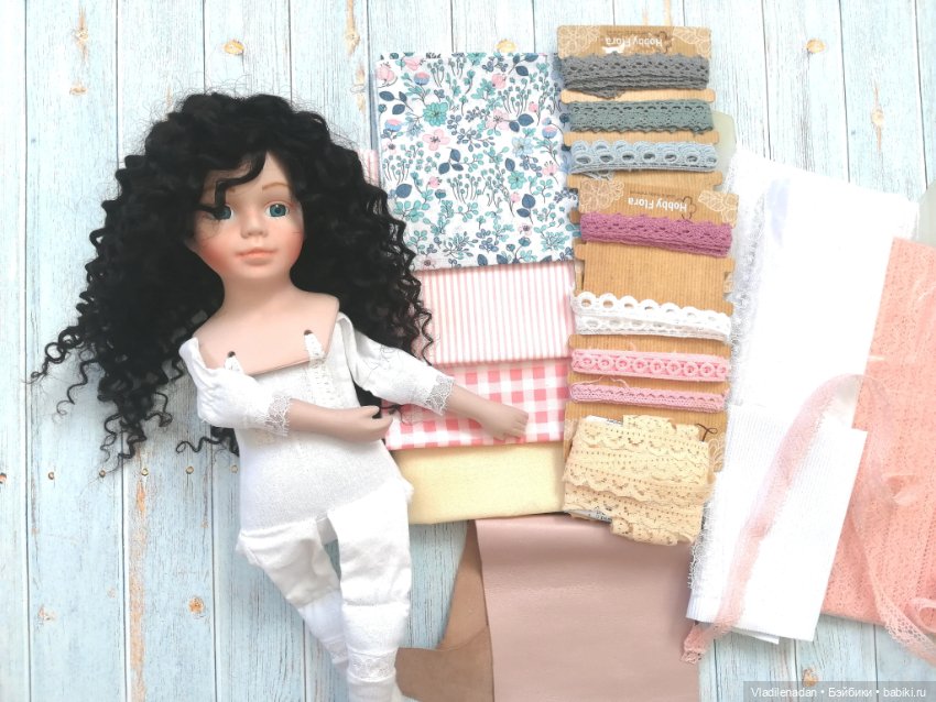 Первая брюнетка — Ремонт и реставрация фарфоровых кукол: склейка (фото 3)