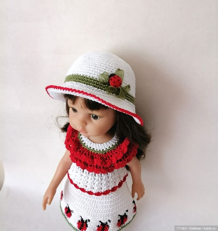 Всем привет! Представляю свою работу. Комплет одежды для кукол Паола Рейна (фото 3)