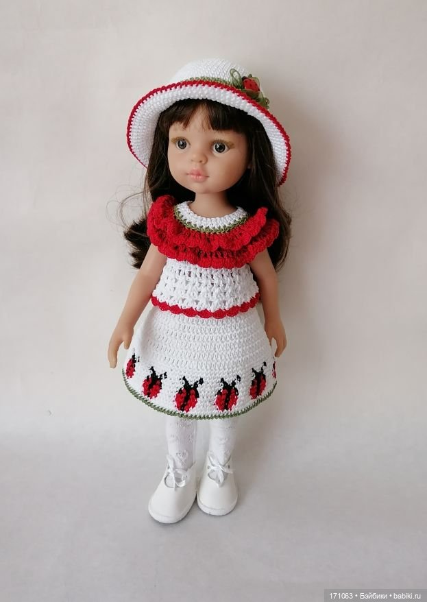 Всем привет! Представляю свою работу. Комплет одежды для кукол Паола Рейна (фото 2)