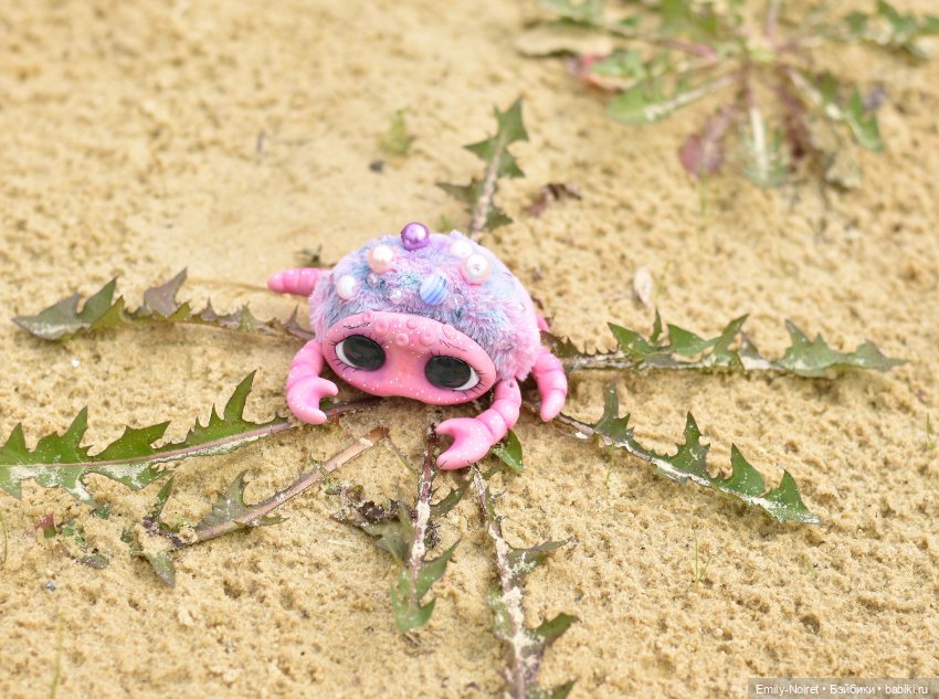 Зефирный краб — Домашние фото авторских игрушек: Тедди (фото 3)