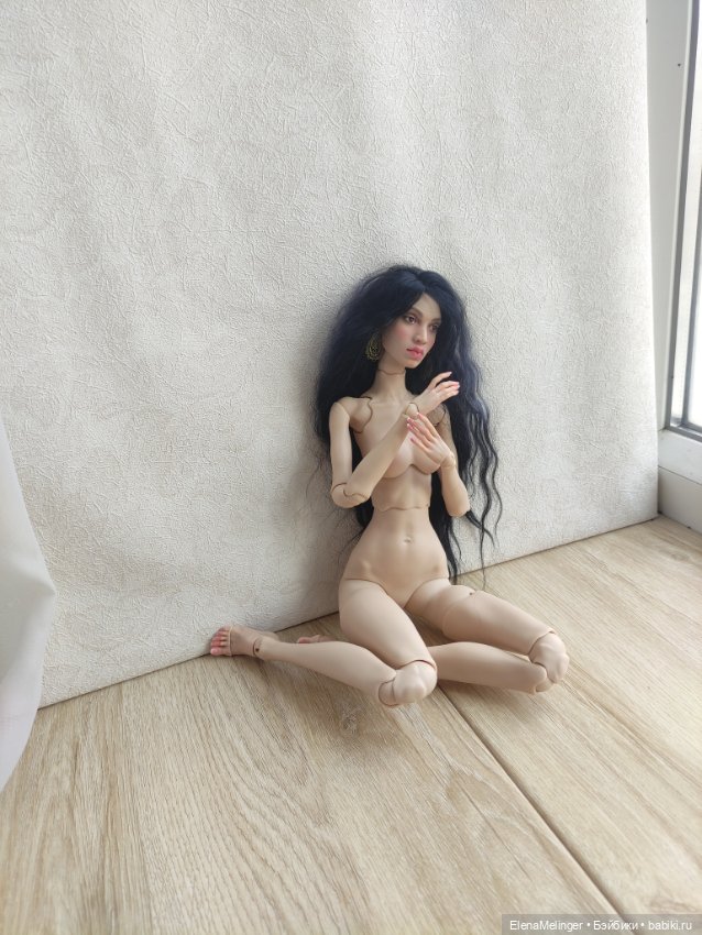 Хельга, Селена и Регина — Авторские шарнирные куклы своими руками: лепка (фото 7)