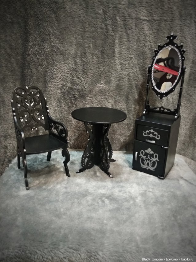 Будуарные мебеля — Мебель для кукол и домиков: фото