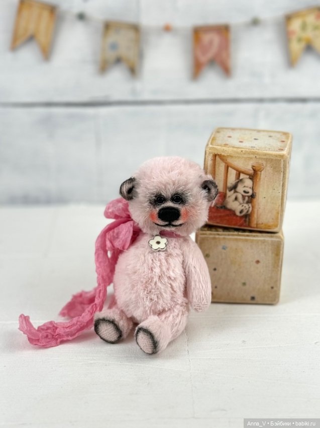 Тедди мишка Мия — Авторские мишки Тедди и друзья: фото (фото 5)