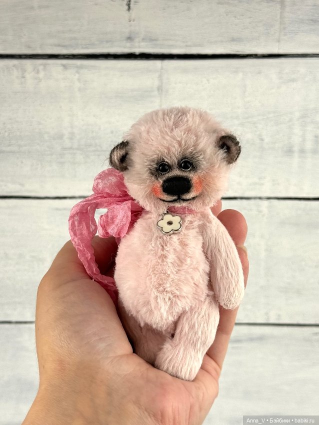 Тедди мишка Мия — Авторские мишки Тедди и друзья: фото (фото 3)