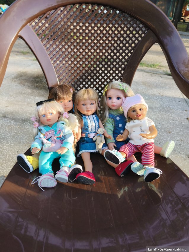 Загородная поездка. Продолжение. (Куклы Габриэль Мюллер Gabriele Muller