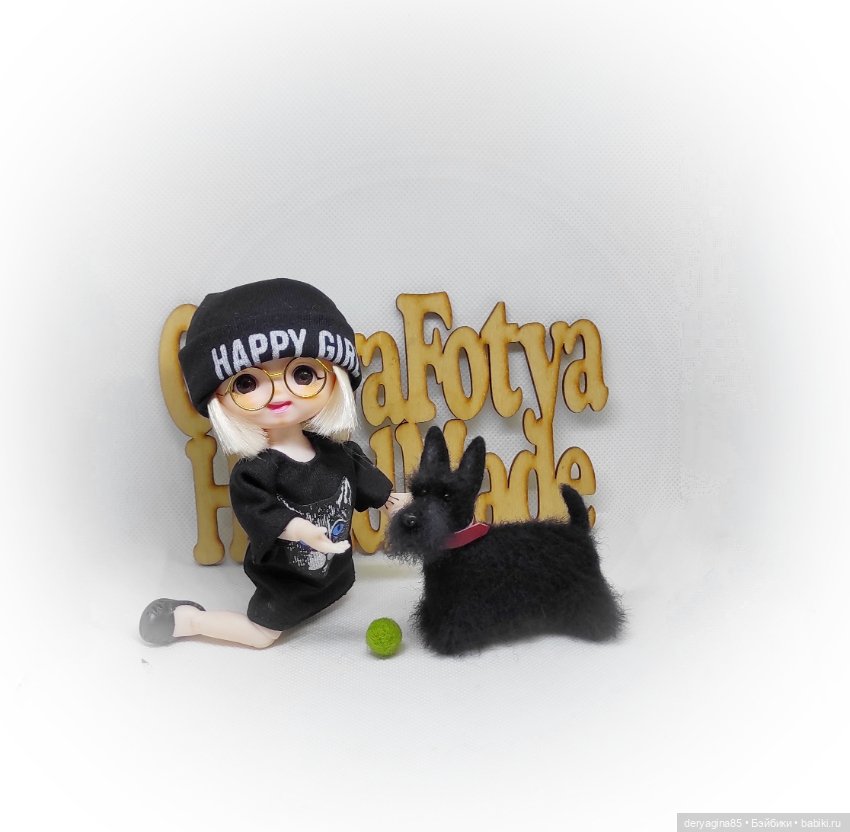 Скотч терьер — Валяные игрушки из шерсти: сухое валяние (фото 2)