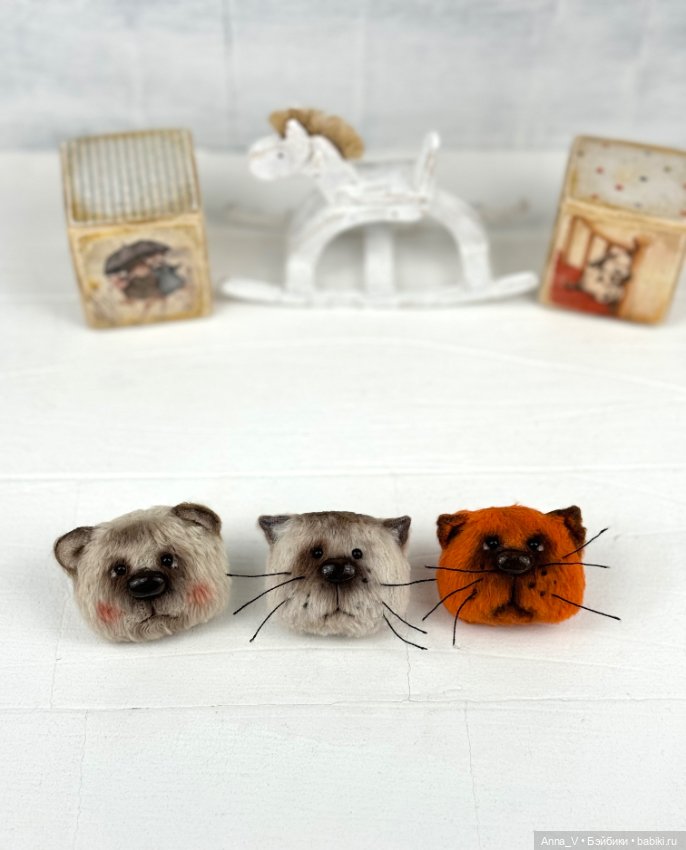 Тедди брошечки — Авторские мишки Тедди и друзья: фото (фото 7)
