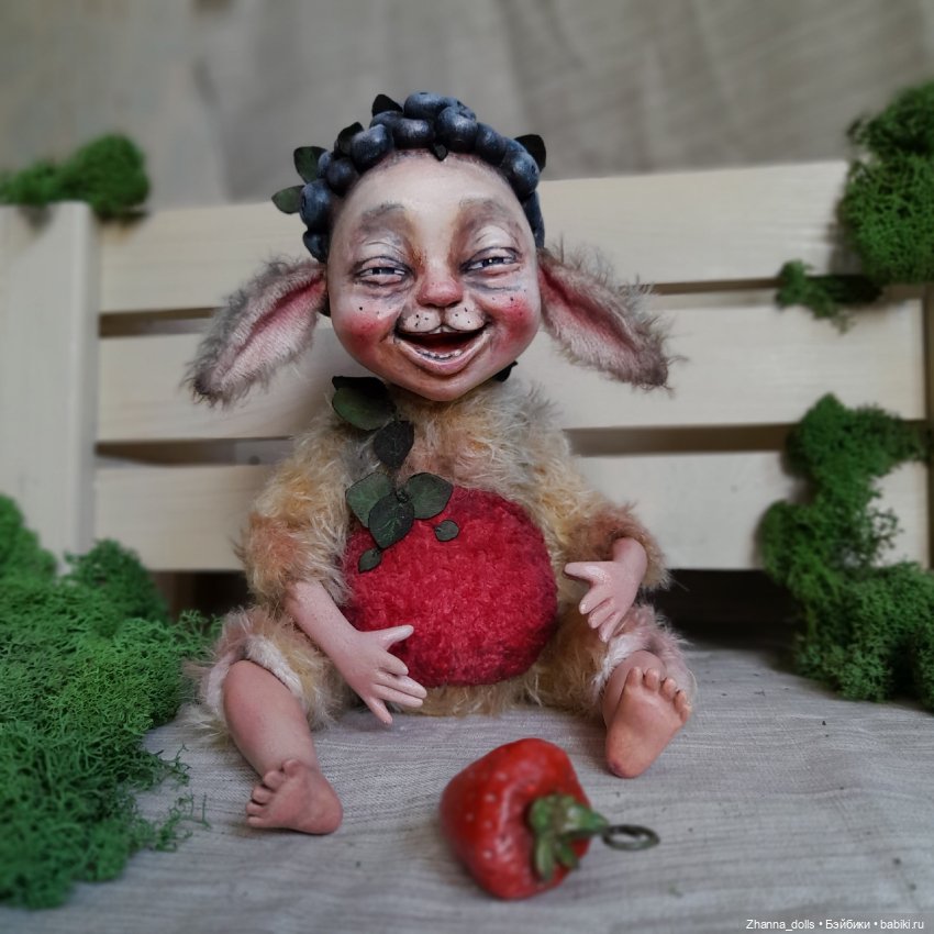 Черничный фавн — Авторские куклы Тедди