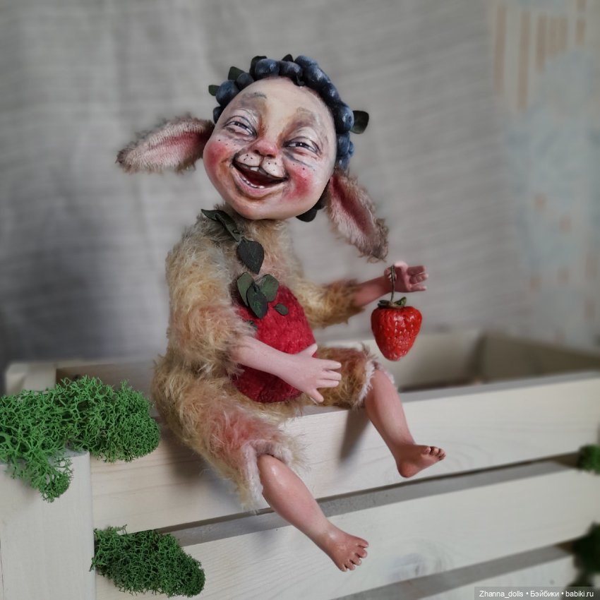 Черничный фавн — Авторские куклы Тедди (фото 2)