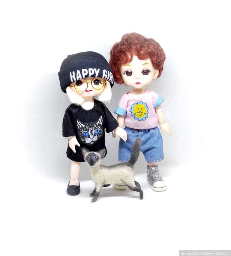 Сиамский котик — Валяные игрушки из шерсти: сухое валяние (фото 2)