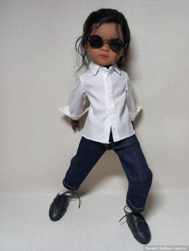 Майкл жив😁 — ООАК Paola Reina (Паола Рейна) и испанских кукол: перерисовка (фото 4)