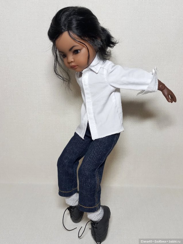 Майкл жив😁 — ООАК Paola Reina (Паола Рейна) и испанских кукол: перерисовка (фото 8)
