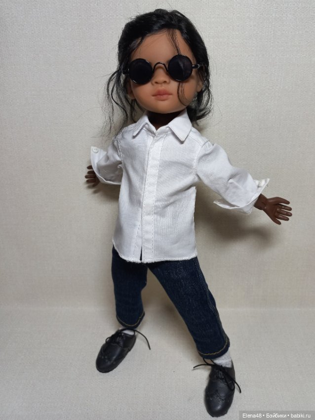 Майкл жив😁 — ООАК Paola Reina (Паола Рейна) и испанских кукол: перерисовка (фото 3)