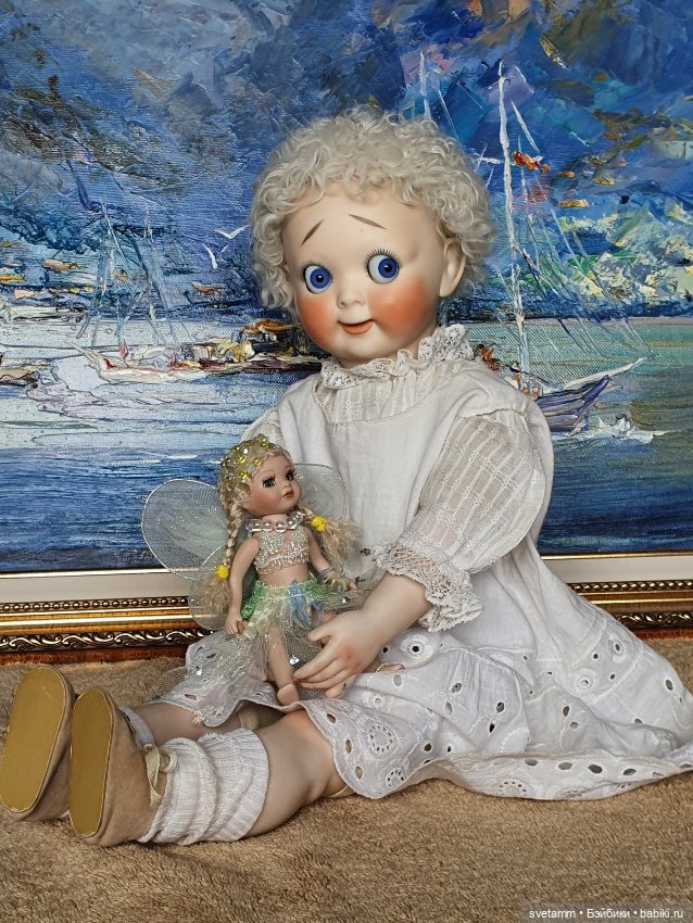 Мой Ангелочек — Редкие антикварные куклы и реплики: воск (фото 8)