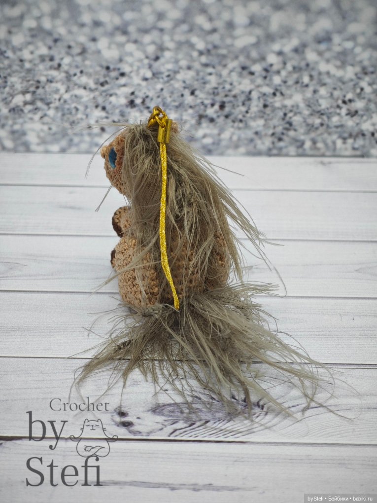 Брелочек Коняшка — Вязаные игрушки и амигуруми: крючком (фото 5)