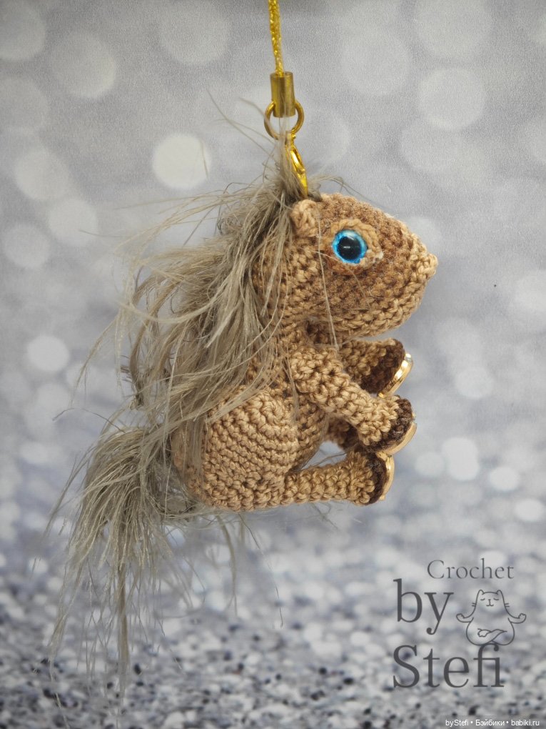 Брелочек Коняшка — Вязаные игрушки и амигуруми: крючком