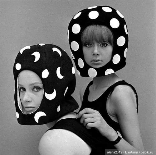 Шляпки 60-х на Одри Хепберн и других моделях