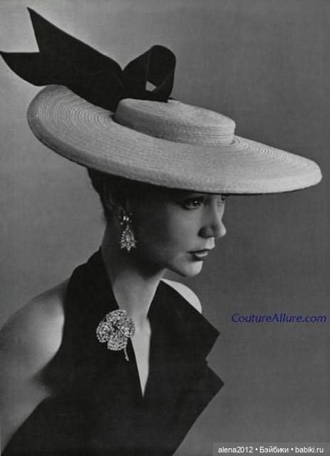 Шляпки 60-х на Одри Хепберн и других моделях