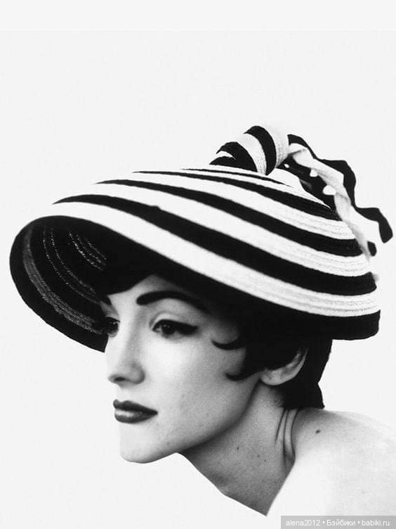 Шляпки 60-х на Одри Хепберн и других моделях