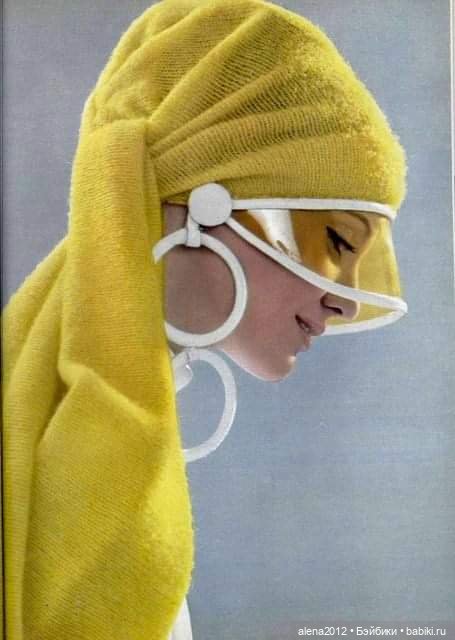 Шляпки 60-х на Одри Хепберн и других моделях (фото 7)