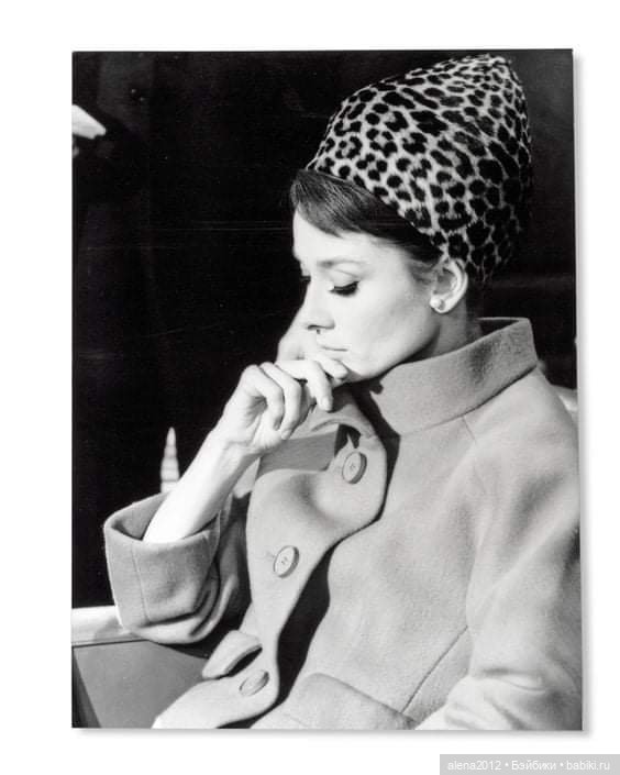 Шляпки 60-х на Одри Хепберн и других моделях