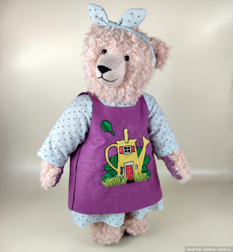 Мишка Тедди Фиалка — Авторские мишки Тедди и друзья: фото (фото 4)