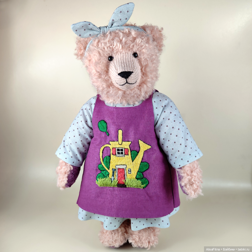 Мишка Тедди Фиалка — Авторские мишки Тедди и друзья: фото (фото 2)