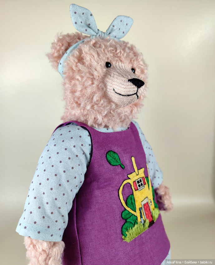 Мишка Тедди Фиалка — Авторские мишки Тедди и друзья: фото (фото 5)