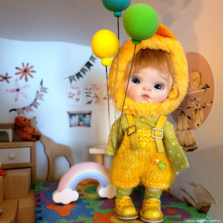 Тута утя 💛🦆🎈 — Куклы и тела Obitsu 11 (Ob11): гибриды (фото 3)
