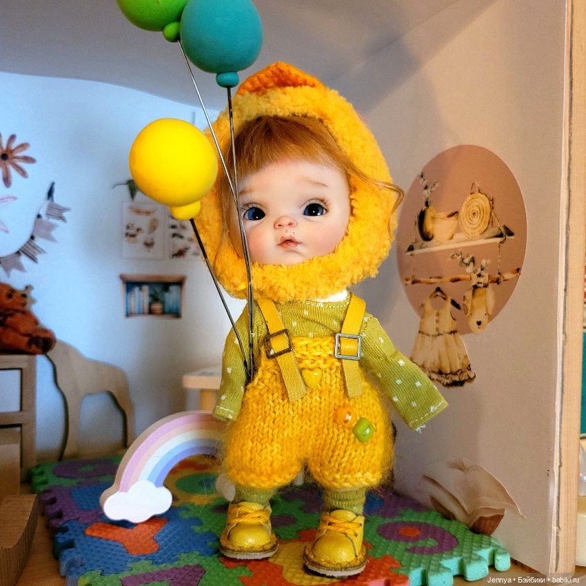 Тута утя 💛🦆🎈 — Куклы и тела Obitsu 11 (Ob11): гибриды (фото 2)