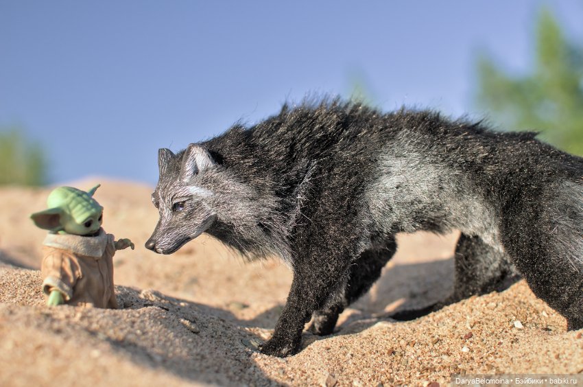 Грогу и волк — Коллекционные экшн (фото 3)