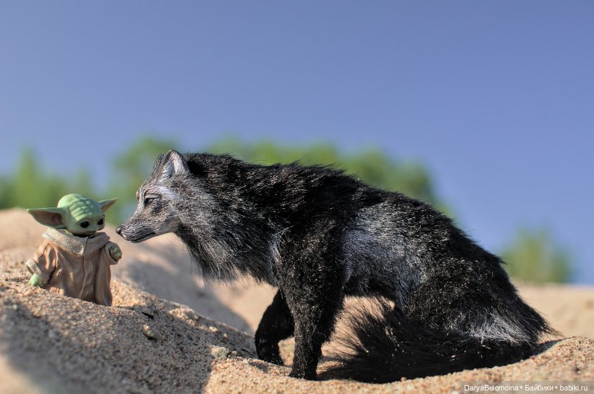 Грогу и волк — Коллекционные экшн