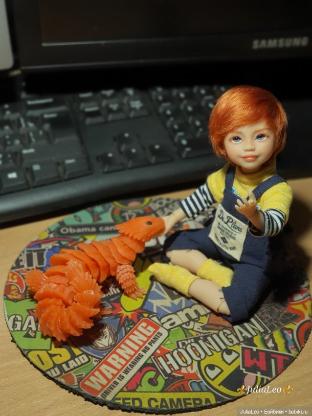 Питомцы бывают разные — Домашние фото авторских кукол: личные коллекции (фото 10)