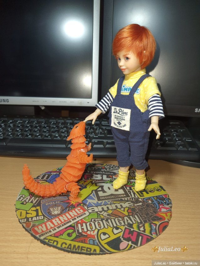 Питомцы бывают разные — Домашние фото авторских кукол: личные коллекции (фото 7)