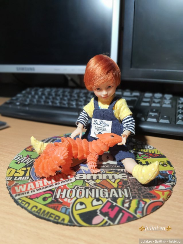 Питомцы бывают разные — Домашние фото авторских кукол: личные коллекции (фото 8)