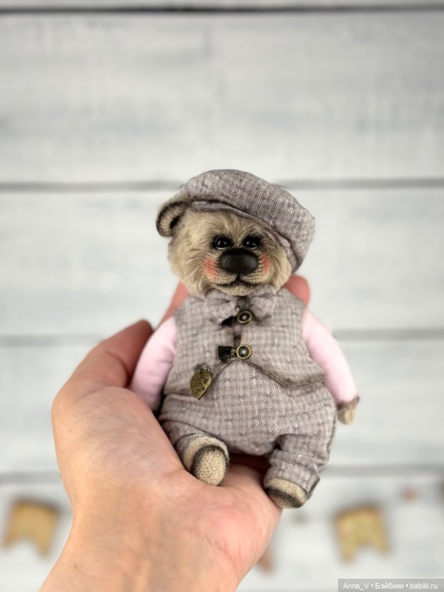 Тедди мишка Питер — Авторские мишки Тедди и друзья: фото (фото 2)