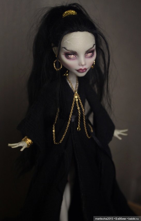 Дева - ночь — ООАК Monster High и Ever After High: репейнт (фото 10)