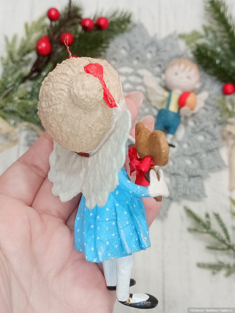 Ангельские детки — Лепка авторских игрушек и папье (фото 7)