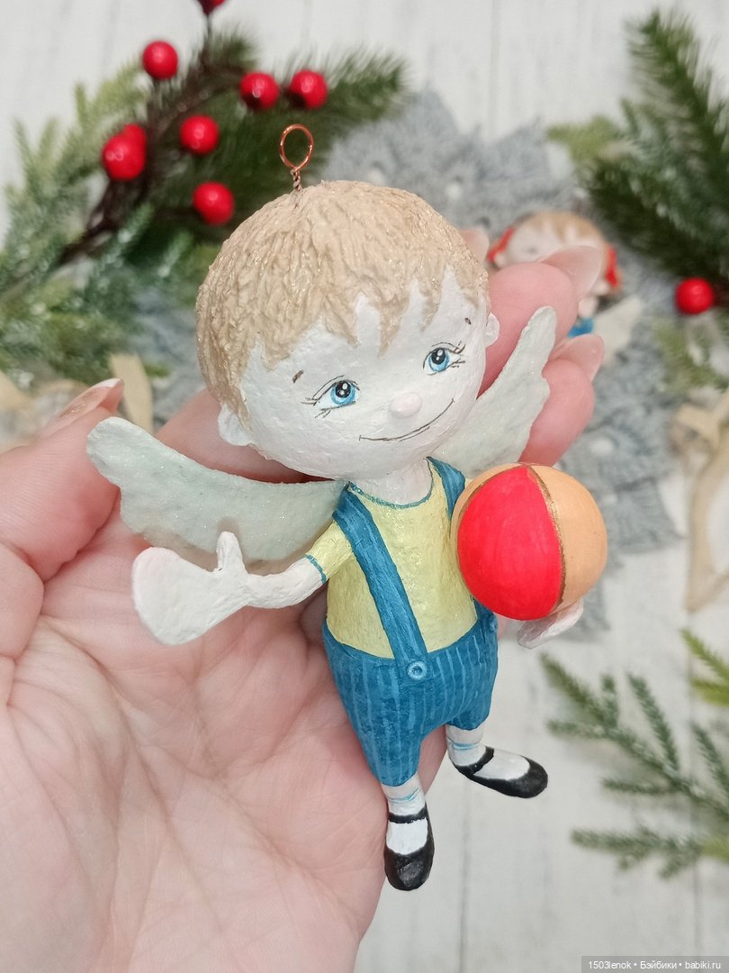 Ангельские детки — Лепка авторских игрушек и папье