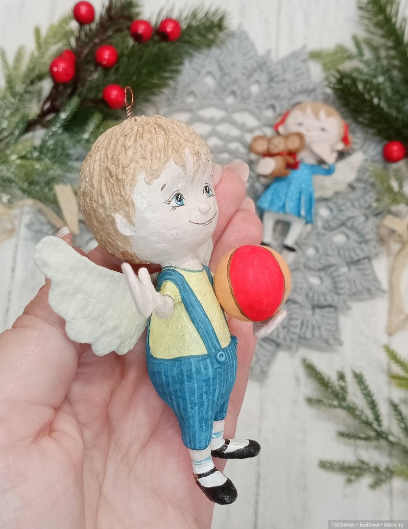 Ангельские детки — Лепка авторских игрушек и папье