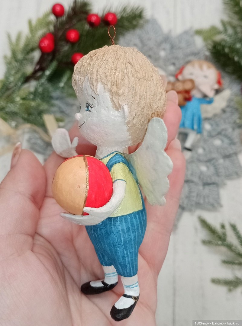 Ангельские детки — Лепка авторских игрушек и папье