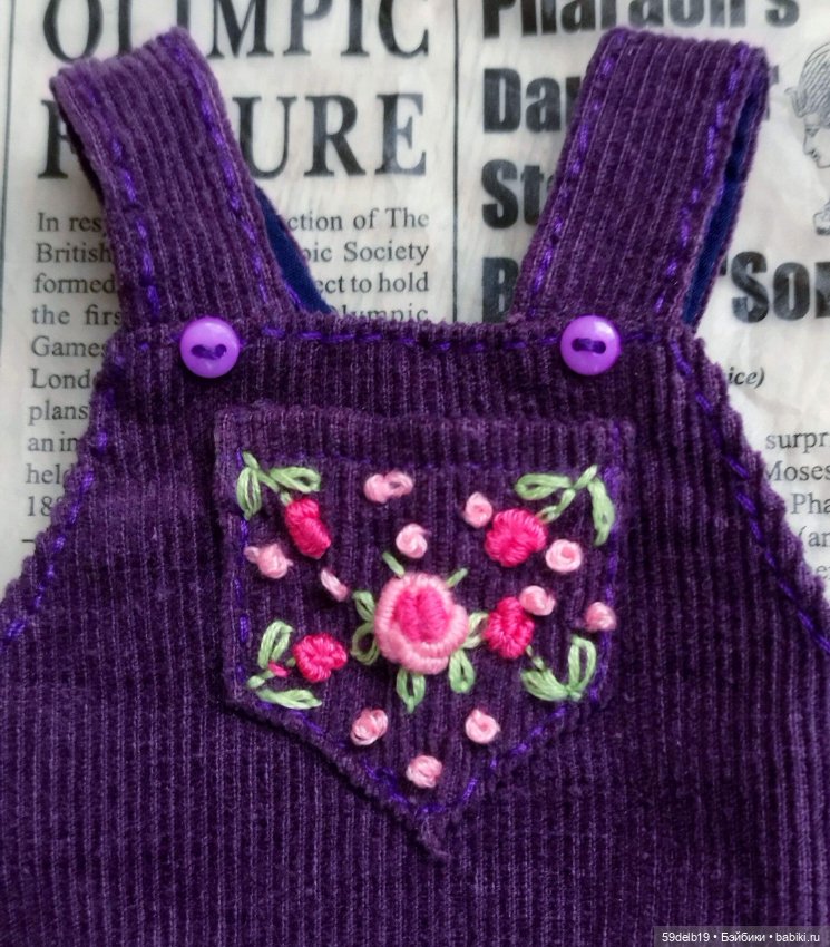 Вышивала сарафан — Одежда и обувь для кукол своими руками: фото (фото 5)