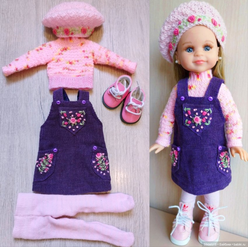 Вышивала сарафан — Одежда и обувь для кукол своими руками: фото (фото 8)