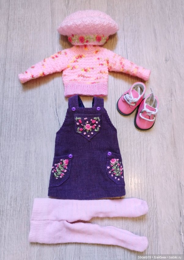 Вышивала сарафан — Одежда и обувь для кукол своими руками: фото (фото 7)