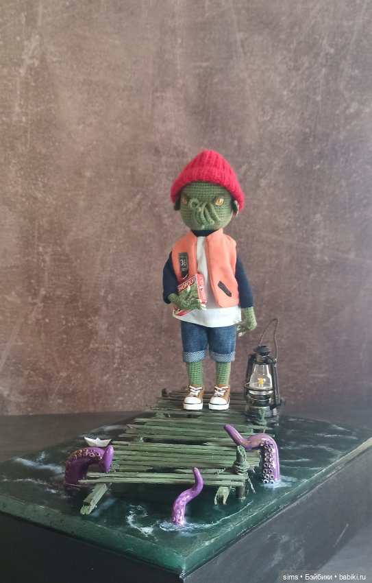 Ктулху Морган — Авторские вязаные куклы: интерьерные (фото 8)