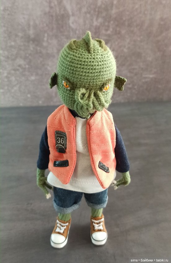 Ктулху Морган — Авторские вязаные куклы: интерьерные