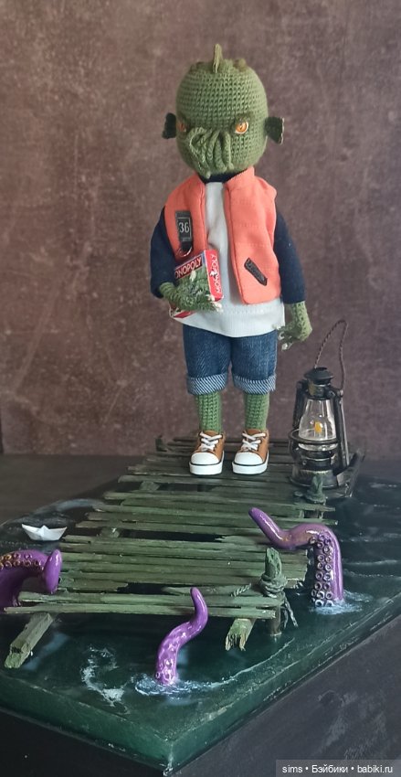 Ктулху Морган — Авторские вязаные куклы: интерьерные (фото 9)