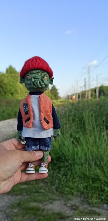Ктулху Морган — Авторские вязаные куклы: интерьерные (фото 2)