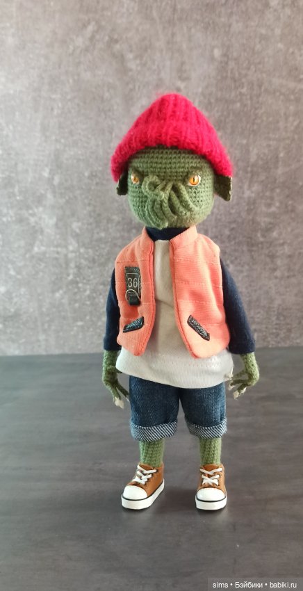 Ктулху Морган — Авторские вязаные куклы: интерьерные