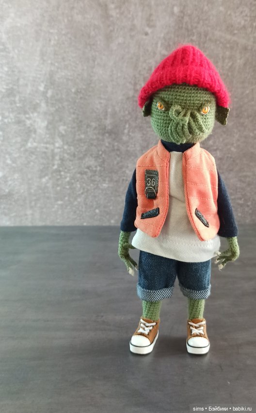 Ктулху Морган — Авторские вязаные куклы: интерьерные